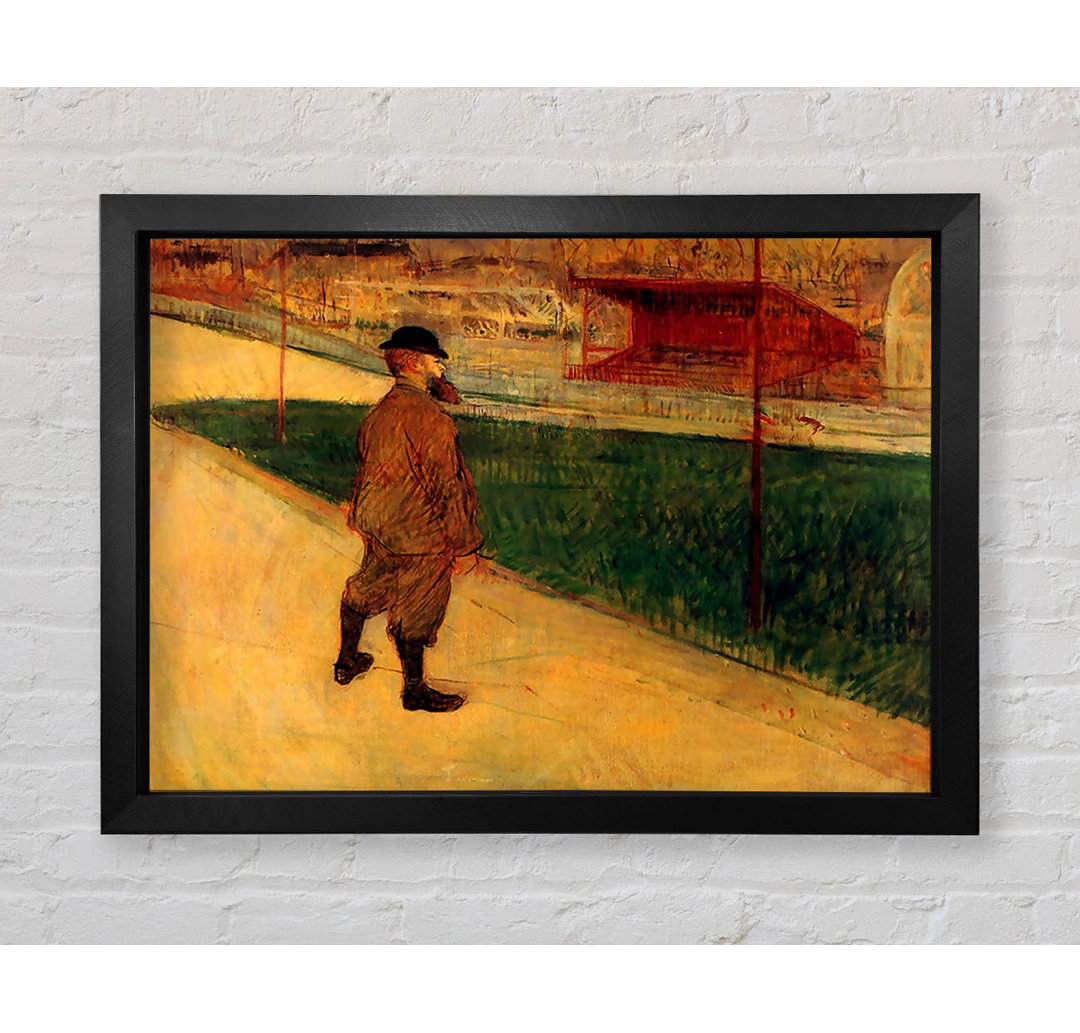 Gerahmtes Leinwandbild Tristan Bernard von Henri De Toulouse-Lautrec