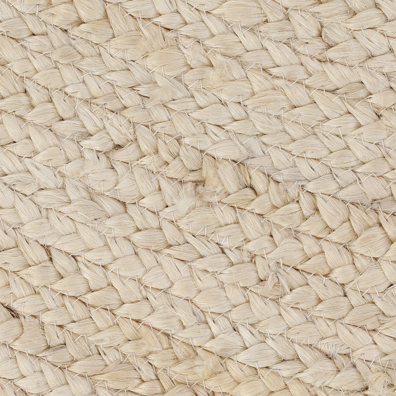 Margot Solid Colour Jute / Sisal Hand Woven Area Rug, Rectangle 228.6 x 289.56cm