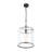 1-Light Handcrafted Textured Water-Glass Cylinder Pendant-1366521195