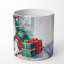 Bougie de Noël parfumée avec support en céramique