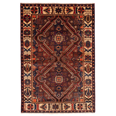 Konya Anatolian Red Rug 4'5" x 6'4"