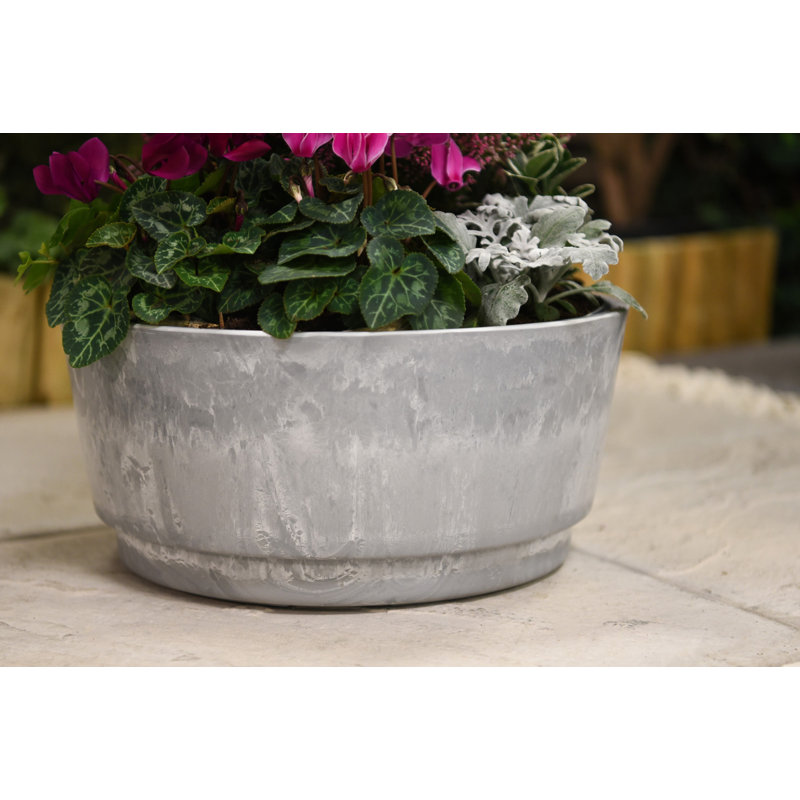 Ceasar Pot Planter, 21cm H x 46cm W x 46cm D, 1