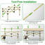 47.24x21.65x19.5in Roll-Up Folding Camping Table Carbon Steel Picnic Table with Carry Bag