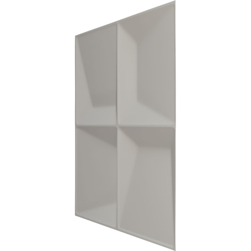Panneau mural 3D décoratif Tellson EnduraWall, Beige fumé satiné UltraCover