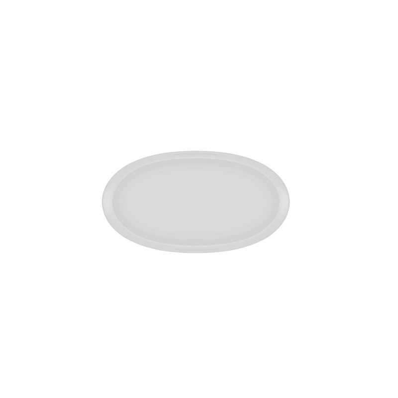 Terracotta Porcelain Platter, 6.7 x 13.4 x 0.4 Inches | 100% Durable Porcelain, Elegant Design for Serving & Entertaining | Perfect for Appetizers, Desserts, and Special Occasions, Dishwasher Safe