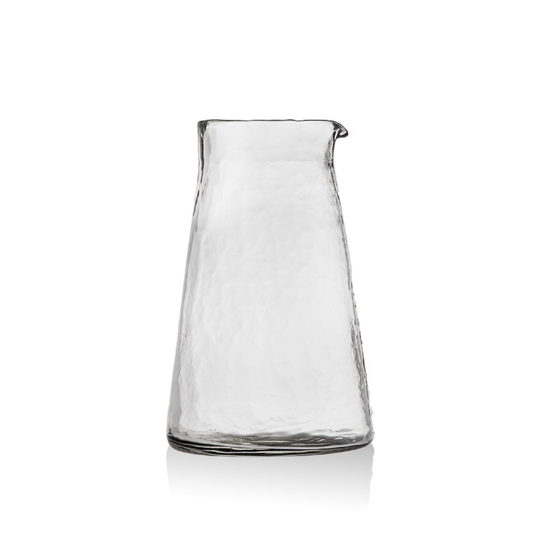 Clear Hammered Glass Carafe with Infuser, 30 oz