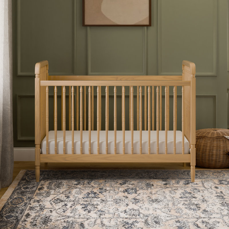 Liberty 3-in-1 Convertible Spindle Crib, Honey