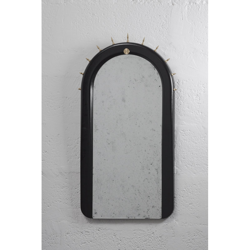 Sitiera Free Form Solid Wood Mirror, Gold