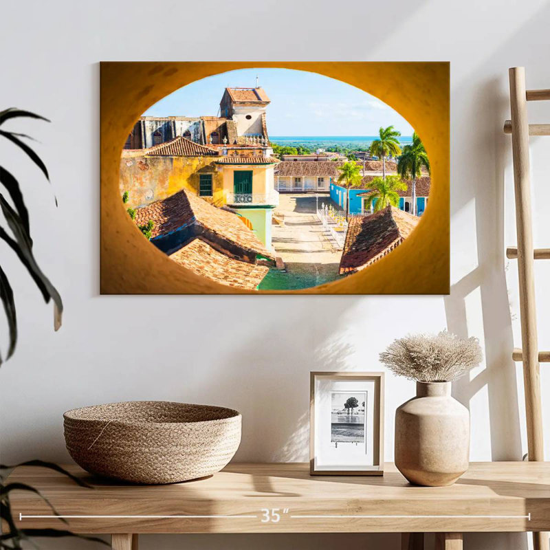Lilie Window To Trinidad, 24" H x 36" W