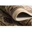 Tapis intérieur / extérieur à médaillon persan beige / noir 8 pi x 11 pi (7 pi 9 po x 10 pi 8 po) Anbar-30842417