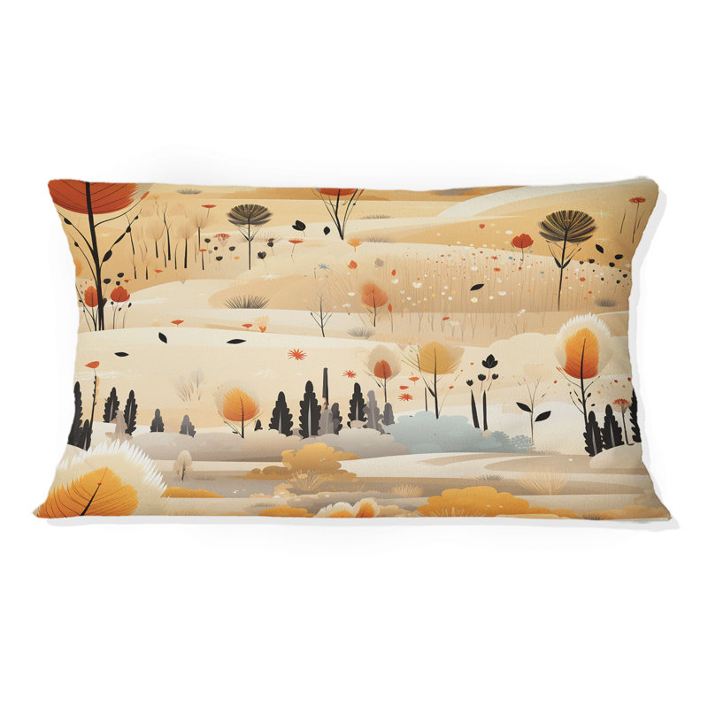 Motif floral bohème beige II