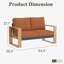 137.9cm Wide Loveseat with Cushions-1796865101