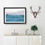 Lone Wolf Abstract - Picture Frame Graphic Art Print-56859547-56859548