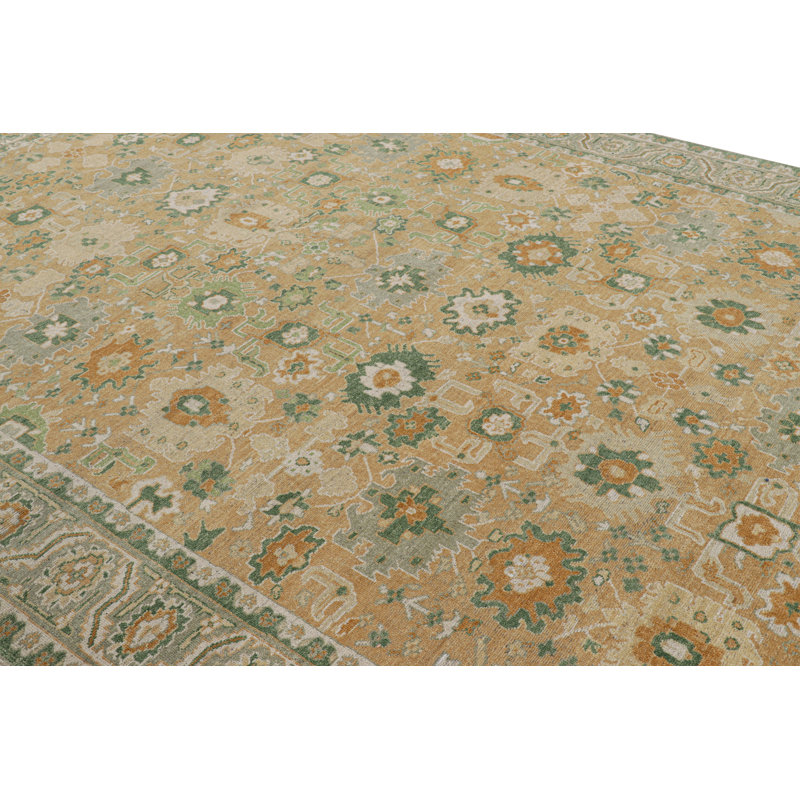 Wool Camouflage Area Rug