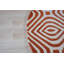 Tapis orange en laine touffeté à la main Marla-24108052