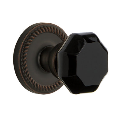 Grandeur Newport Rosette Passage with Lyon Door Knob