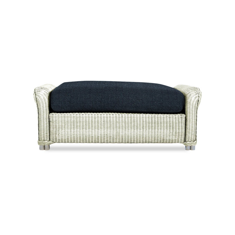 Reflections Outdoor Ottoman, Sandberg Flax, Mink