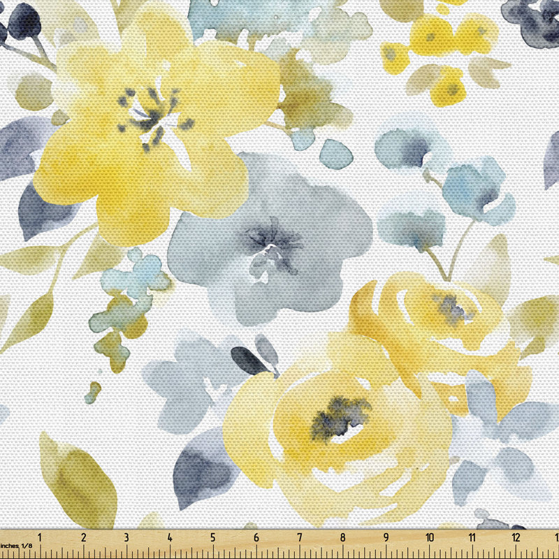 Cheylin Handmade Paintings of Flowers Multi-Purpose Fabric