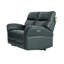 Causeuse inclinable électrique en cuir 2 places avec port USB et port de charge Hudson-779415617