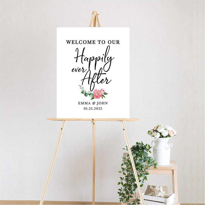 Livre d'or Simple Happily Ever After Florals, Oui
