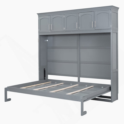 Murphy Bed Wall Bed With Top Cabinets