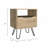 Light Oak 1-Shelf 1-Drawer Nightstand