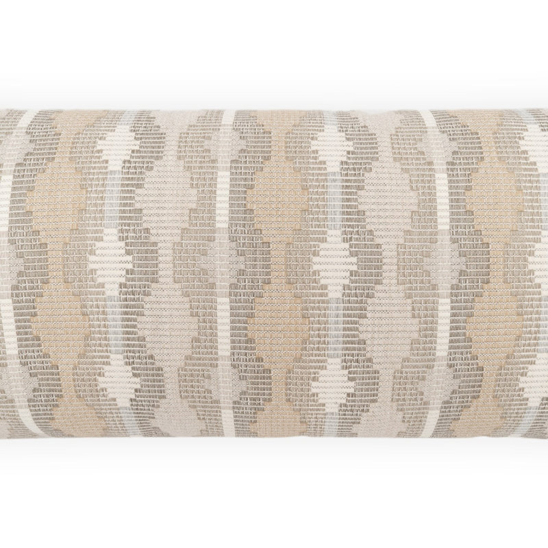 Beckon Throw Pillow, Dune, Rectangle 12"H x 24"W