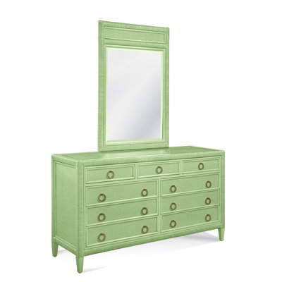 Commode 9 tiroirs avec miroir Warwick
