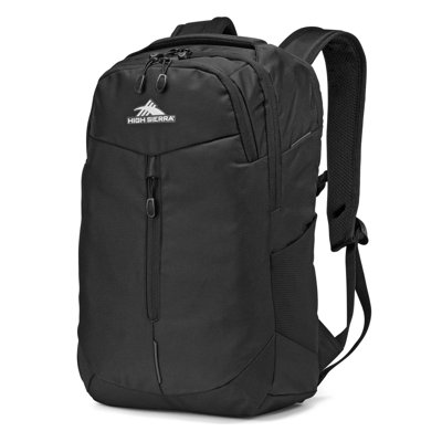  Sac à dos unisexe pour ordinateur portable 17 po Swerve Pro de 27 litres, taille unique, noir