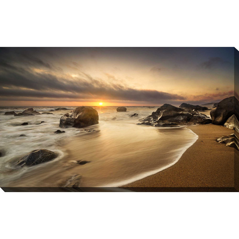 «Surf and Sand», impression sur toile tendue, H 18 po x l 30 po x P 1 po