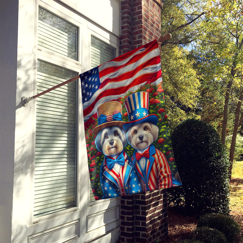 Drapeau «All American House», Terrier Dandie Dinmont