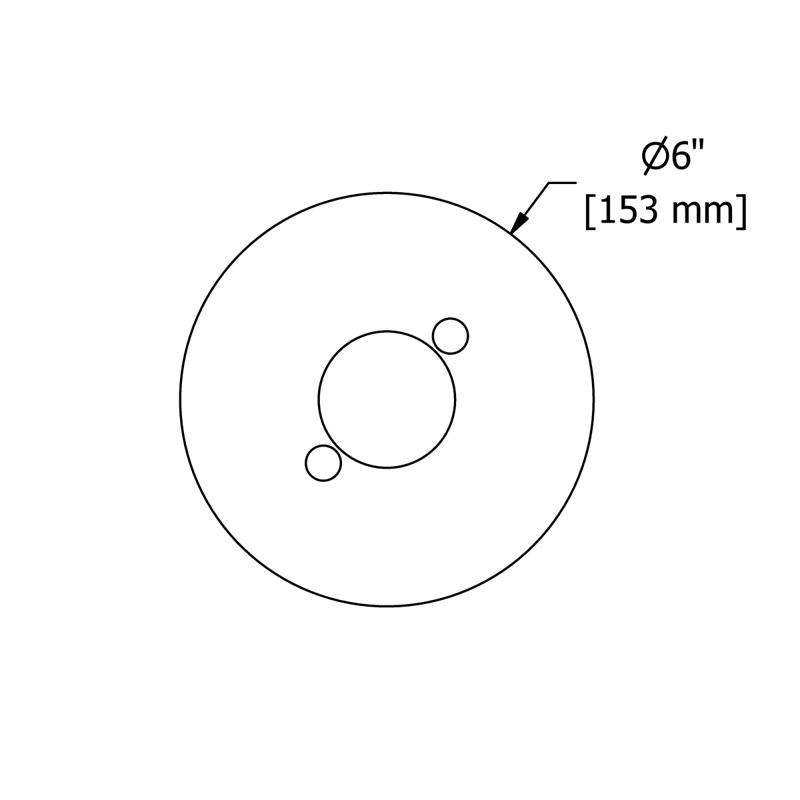 Riu 1/2" Pressure Balance Trim, Polished Nickel