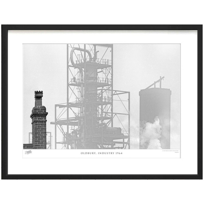 Oldbury, Industry 1964 - Single Picture Frame Print, 60cm H x 80cm W x 2.3cm D