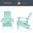 Bamma HIPS Adirondack Chair Weather Resistant-756215849