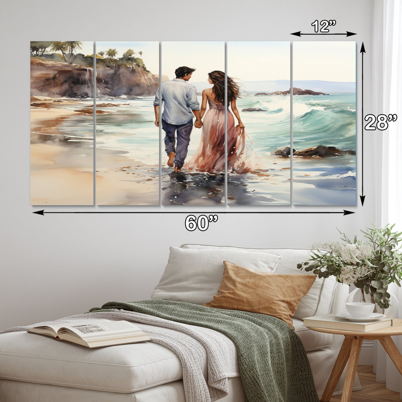 Dovecove Beach Photo Loves III - Nautical & Beach Metal Wall Decor Set ...