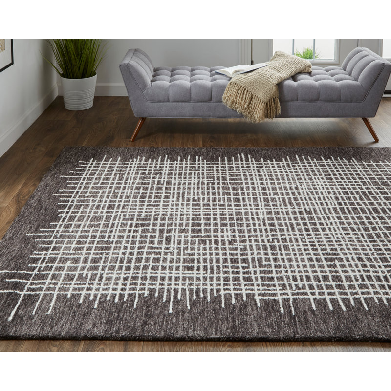 Joetta Plaid Indoor Rug, Rectangle 9' x 12'