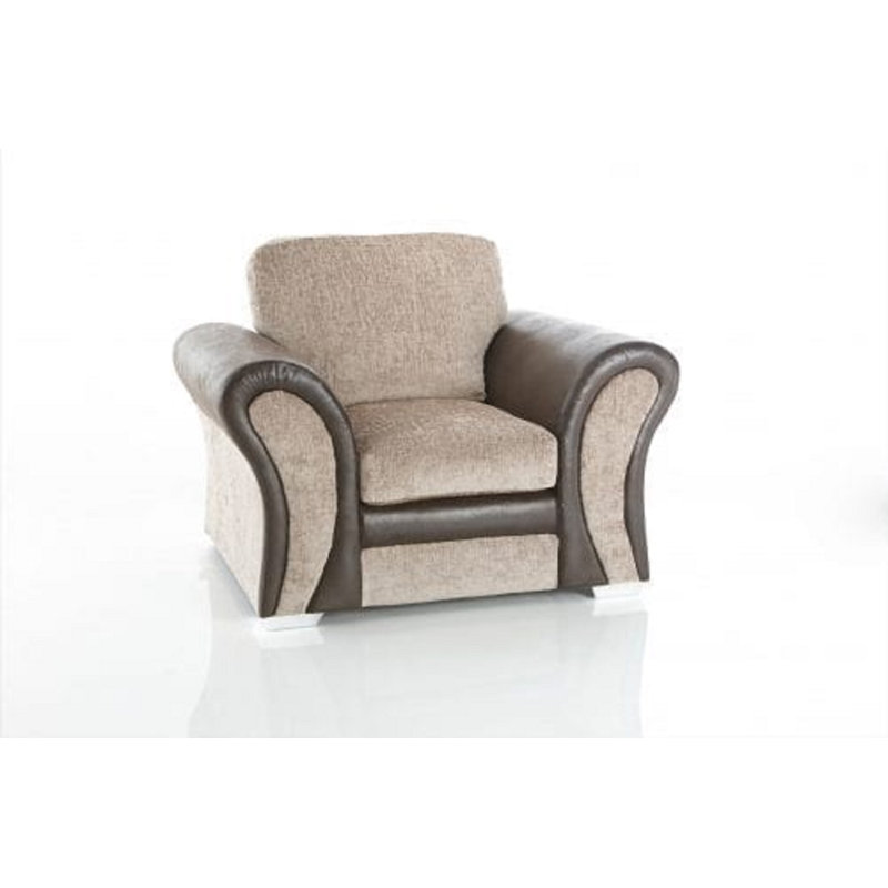 Bui Upholstered Armchair, Mink