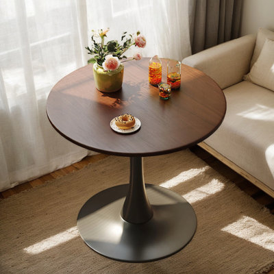 Table basse ronde de salon Mid-Century