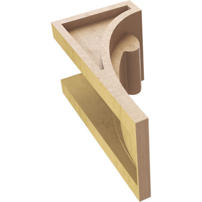 Bois de cèdre brut Viola TimberThane Corbel, apprêté brun clair