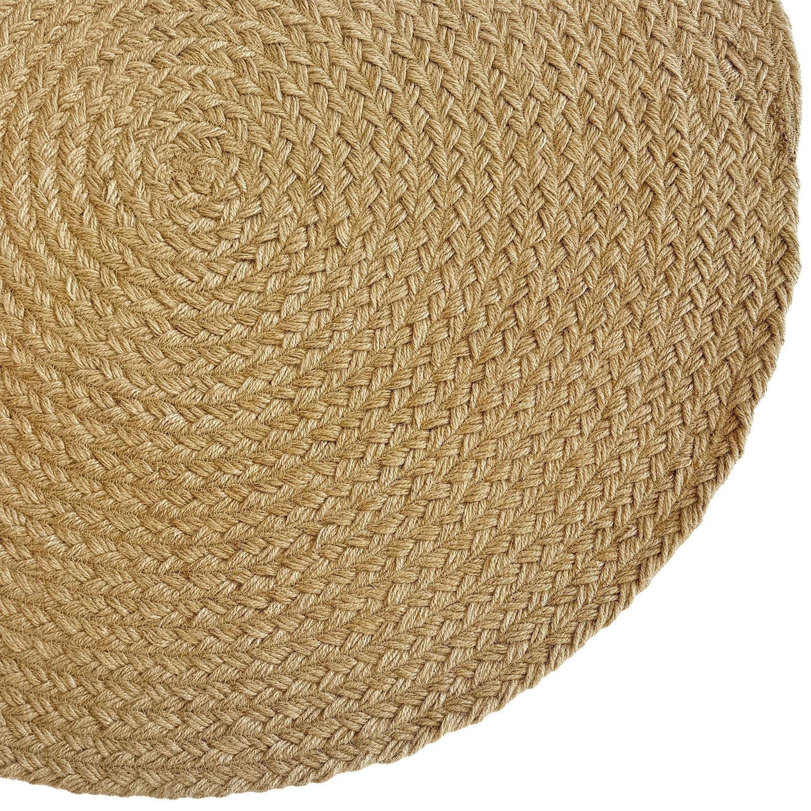 Braided Jute Rug, Round 8'6"