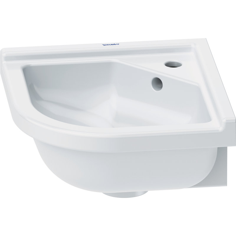 Lavabo de salle de bain mural en céramique avec trop-plein Duravit Starck 3
