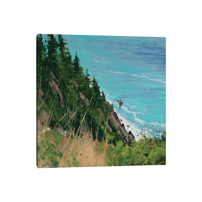 Oregon Coast 1 Piece Wrapped Canvas Painting, 93.98 cm H x 93.98 cm W x 3.175 cm D