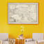 Carte de Turquie-impression d’art graphique sur toile encadrée-675730835-675730832