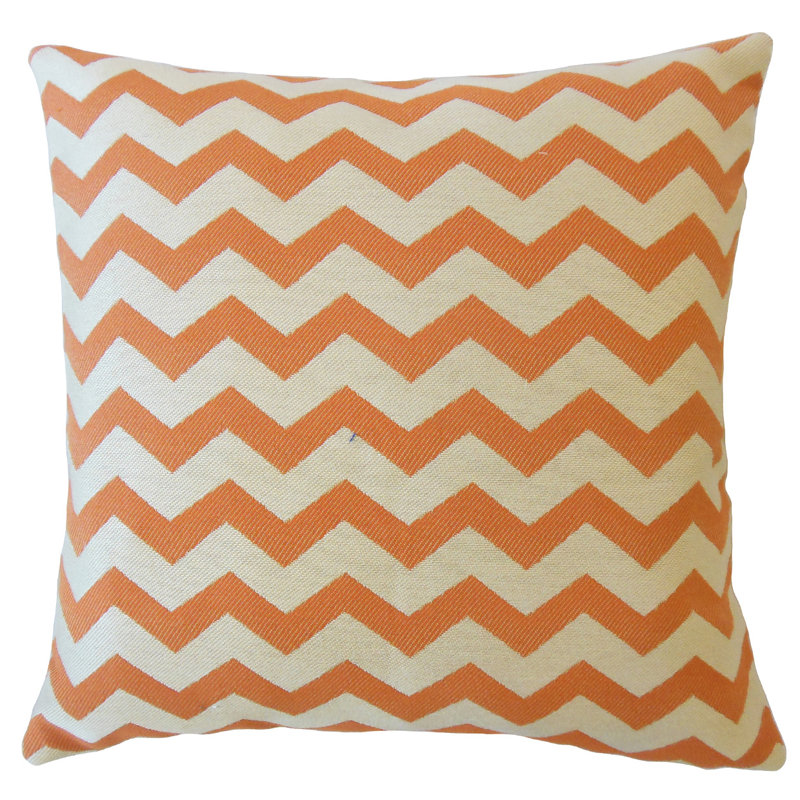 Stripe A Balance, 22" x 22", Mandarin