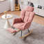 Fauteuil oscillant rembourré Myroslava-110480298