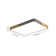 Cherron 1-Light 88cm Rectangle Dimmable LED Flush Mount Ceiling Light Fixture