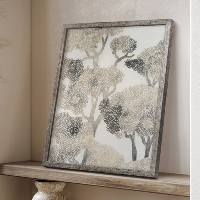 «Dewdrop Maple I», reproduction encadrée - bois massif