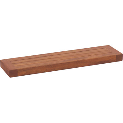 24" Obi OptiAREA Floating Teak Wall Shelf
