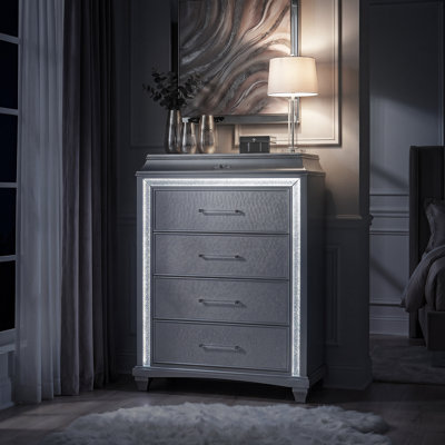 Anson 5-Drawer Chest With Led