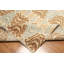 Tapis beige/bleu en laine Sauceda